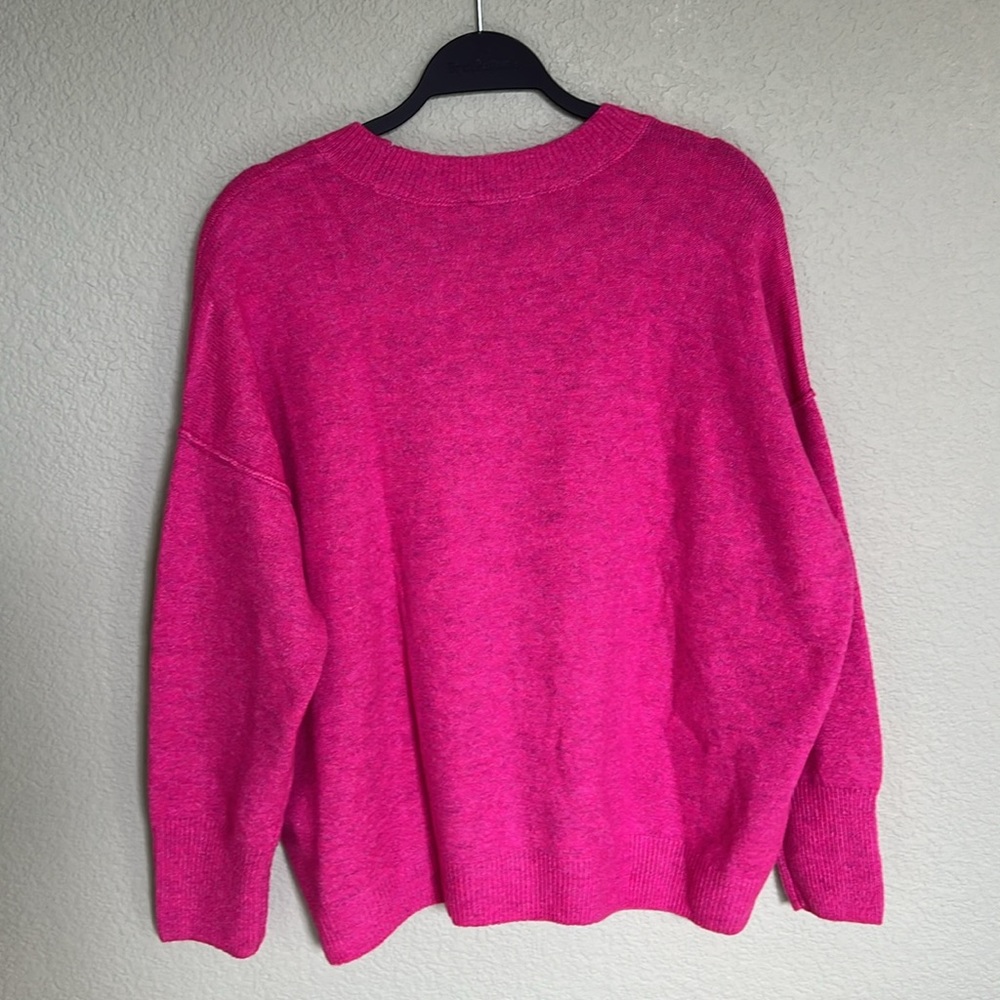 Vince Camuto Women’s Pink Crewneck Sweater Size L - Picture 2 of 7
